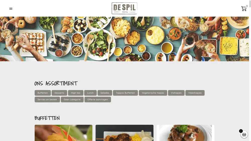 De Spil Catering Nijmegen before