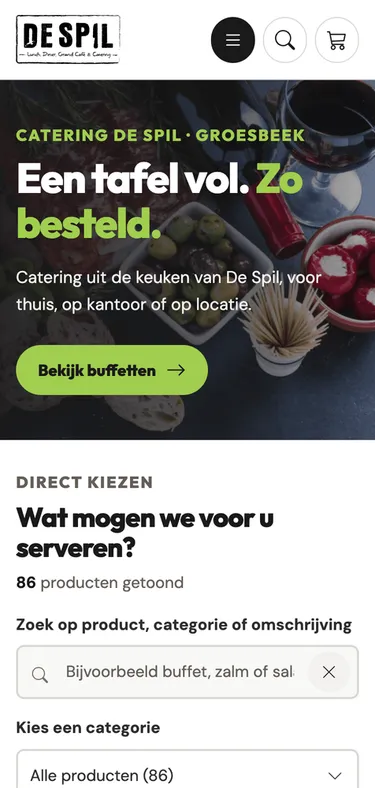 De Spil Catering Nijmegen mobile
