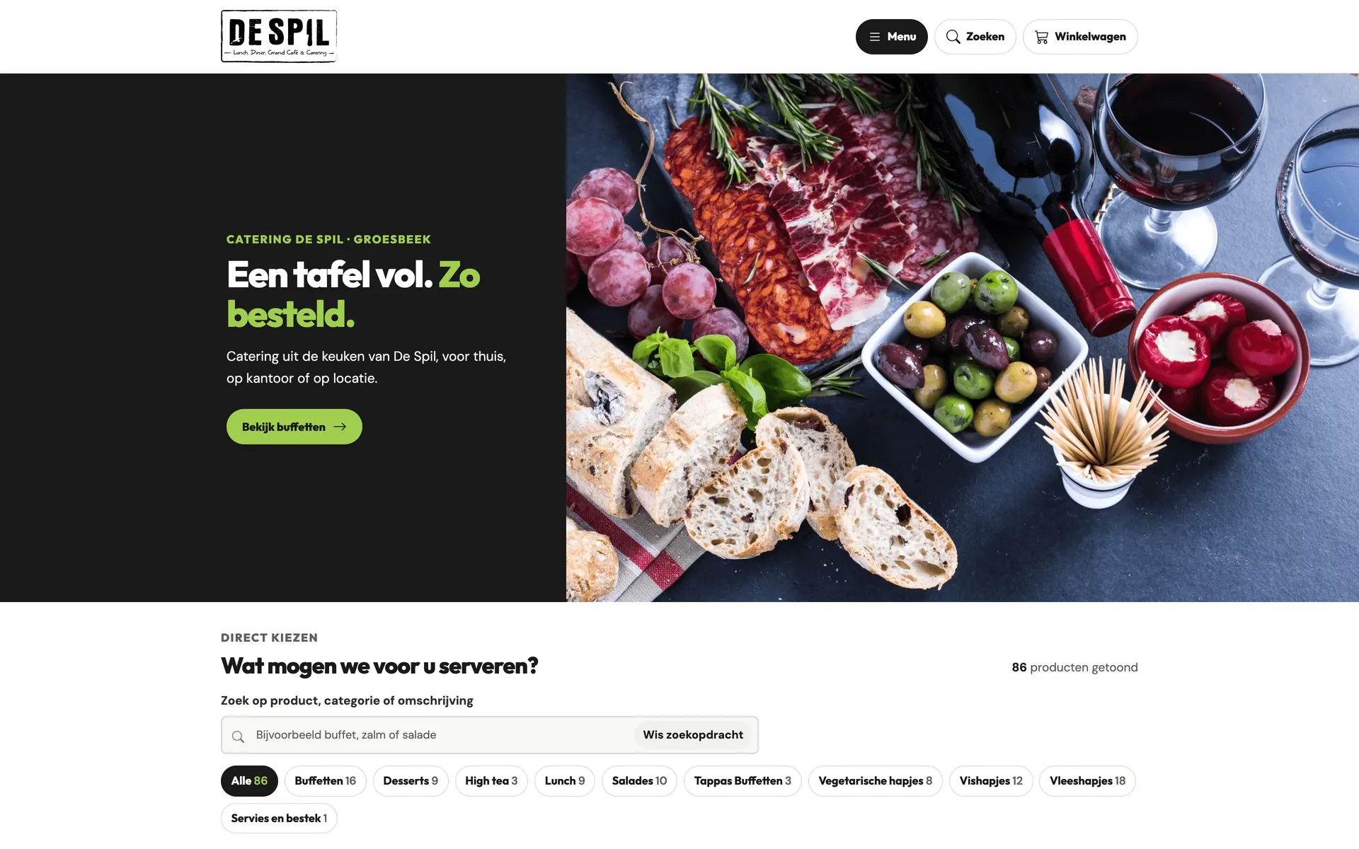 De Spil Catering Nijmegen desktop
